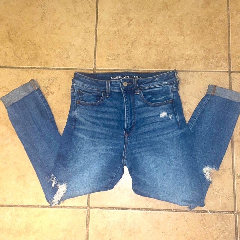 American eagle high rise skinny jeans